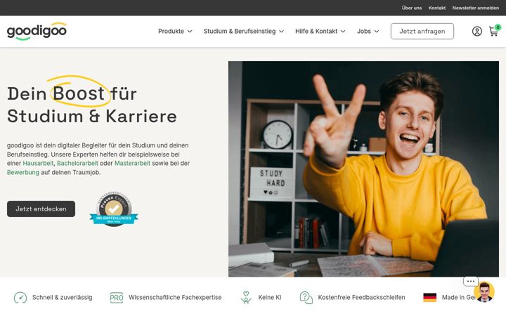 Screenshot of goodigoo.de