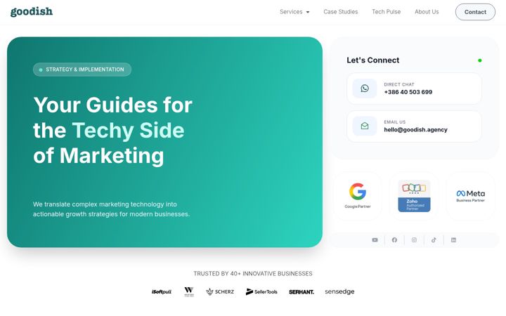 Screenshot of goodish.agency