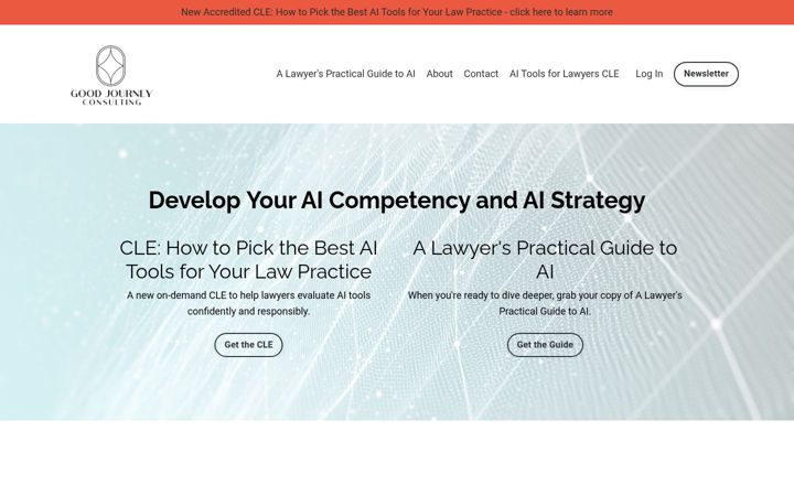 Screenshot of goodjourneyconsulting.com