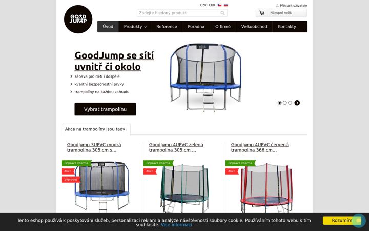 Screenshot of goodjump.cz