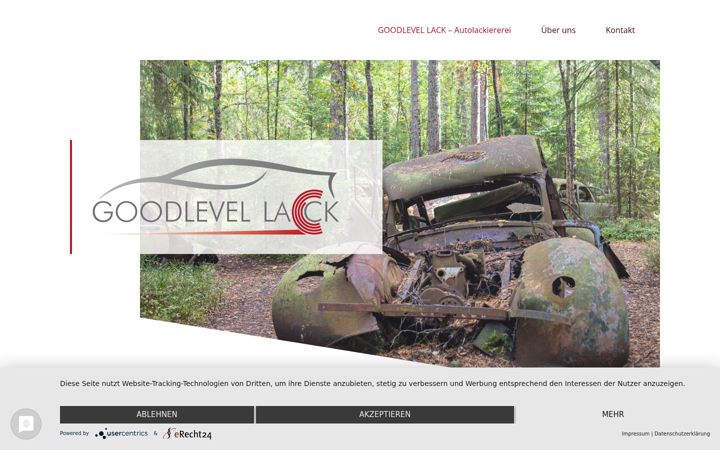 Screenshot of goodlevel-lack.de