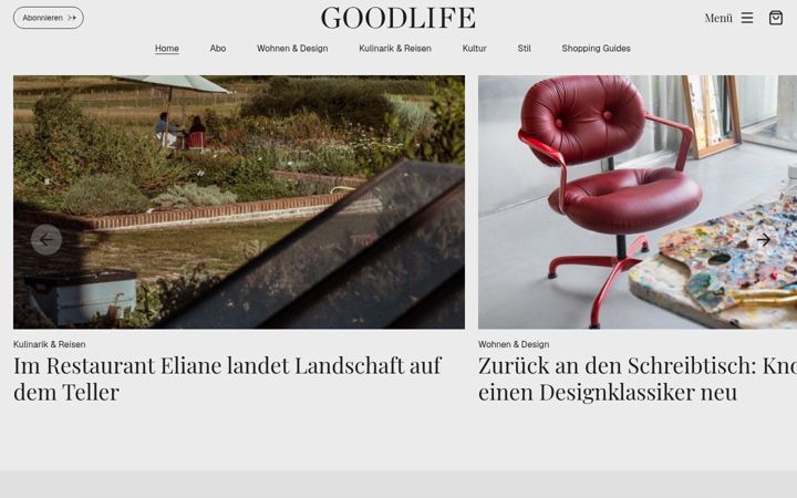 Screenshot of goodlife-magazin.de