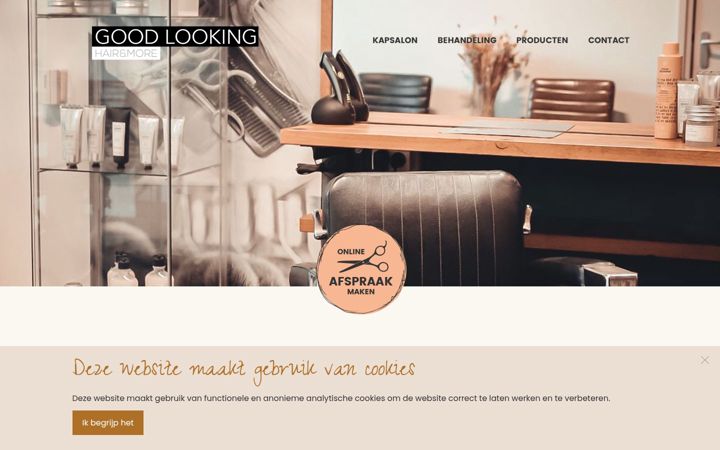 Screenshot of goodlooking-schagen.nl