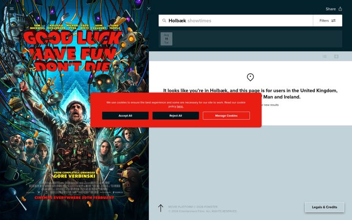 Screenshot of goodluckhavefundontdie.co.uk