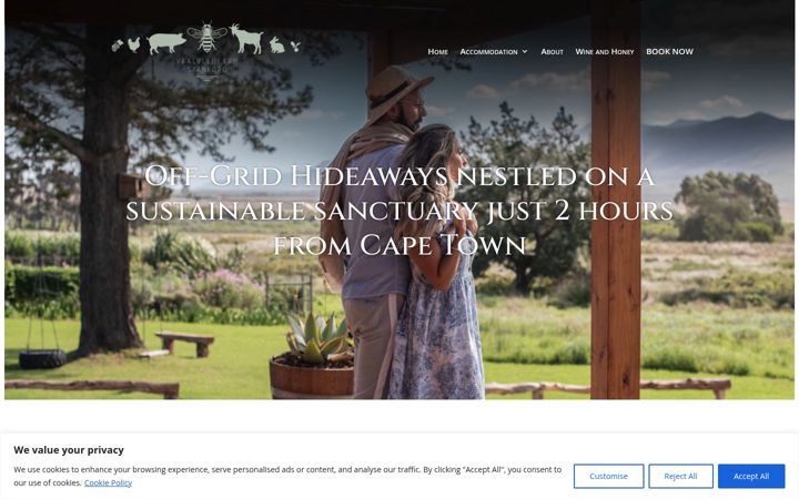 Screenshot of goodluckhomestead.co.za