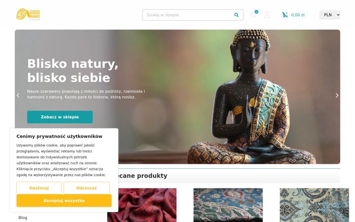 Screenshot of goodmangostudio.pl