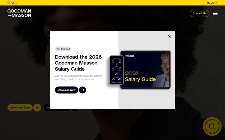Screenshot of goodmanmasson.com