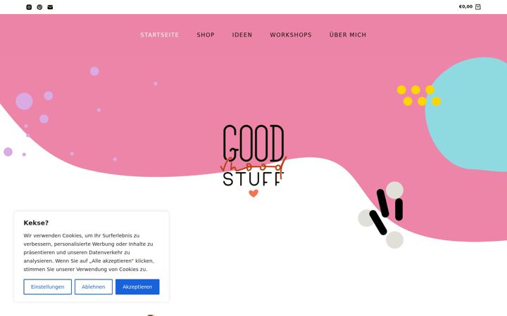 Screenshot of goodmoodstuff.de