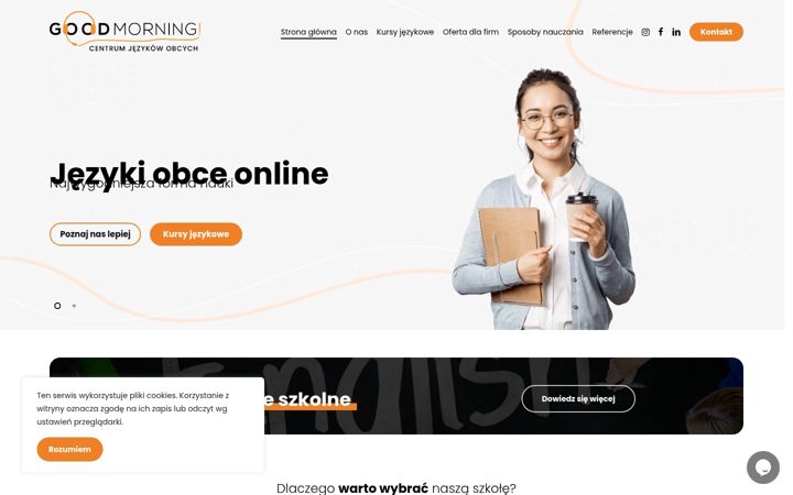 Screenshot of goodmorning.com.pl