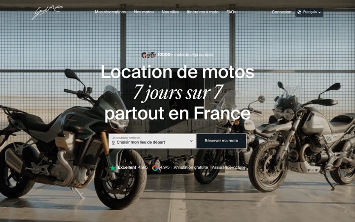 Screenshot stránky goodmotors.agency