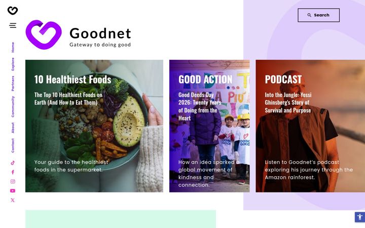 Screenshot of goodnet.org