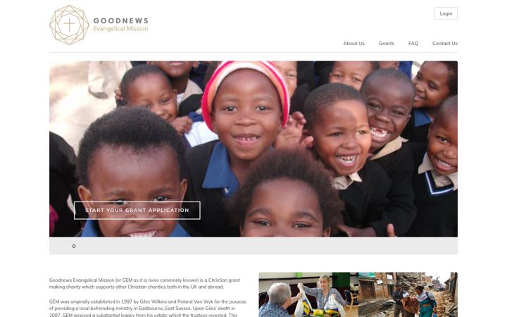 Screenshot of goodnews-em.co.uk