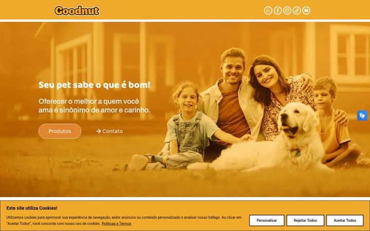Screenshot of goodnut.com.br