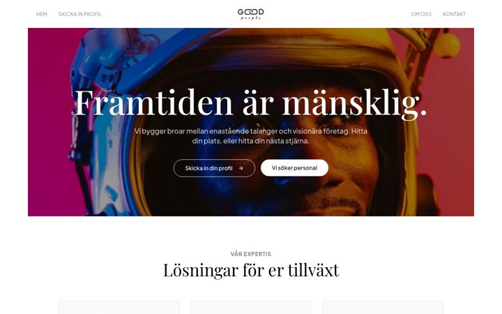 Screenshot of goodpeople.se