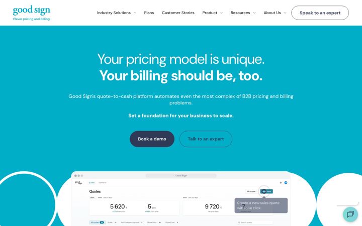 Screenshot of goodsign.com