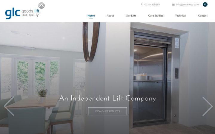 Screenshot of goodsliftco.co.uk