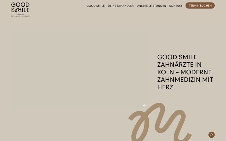 Screenshot of goodsmile-zahnaerzte.de