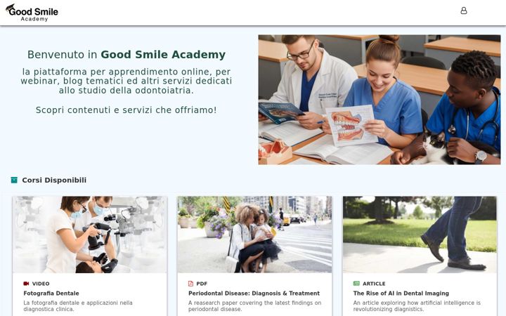 Screenshot of goodsmileacademy.com