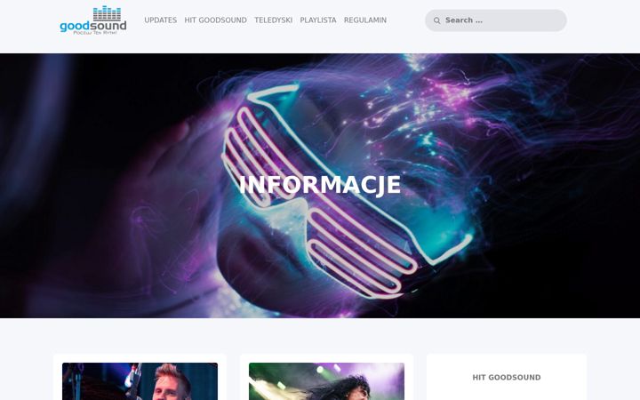 Screenshot of goodsound.com.pl
