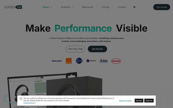 Screenshot of goodstag.com