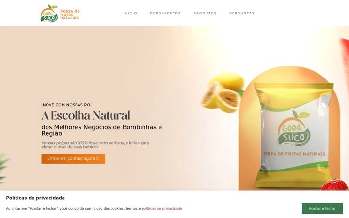 Screenshot of goodsuco.com.br