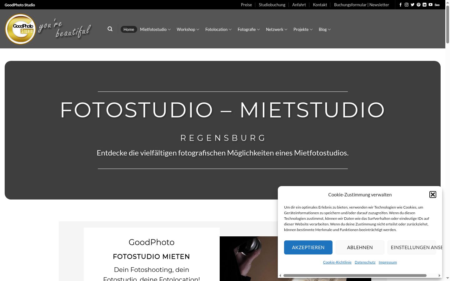 Screenshot tal-banner tal-kunsens muri qabel kwalunkwe interazzjoni