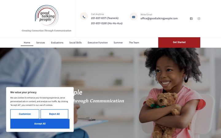 Screenshot of goodtalkingpeople.com
