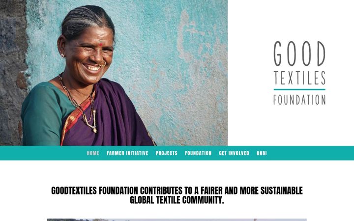 Screenshot of goodtextiles.org
