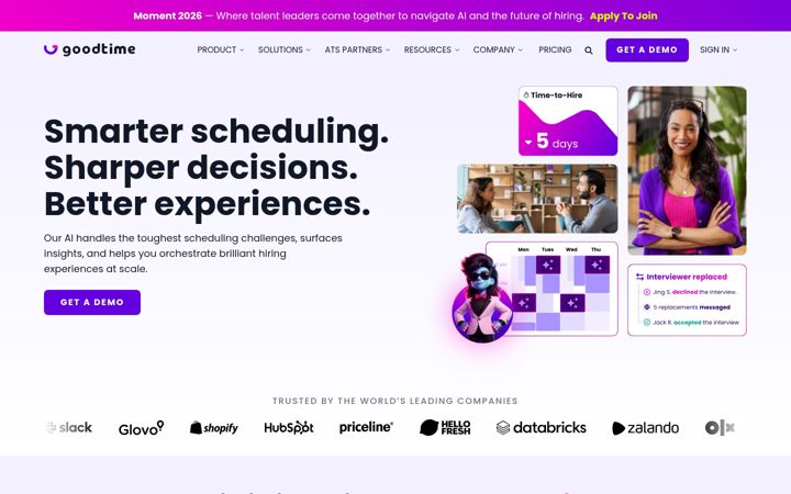 Screenshot of goodtime.io