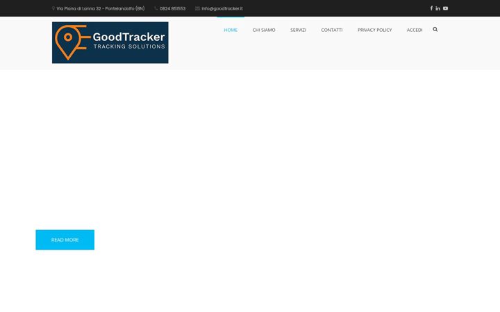 Screenshot of goodtracker.it