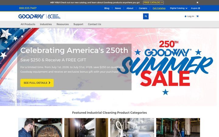 Screenshot of goodway.com