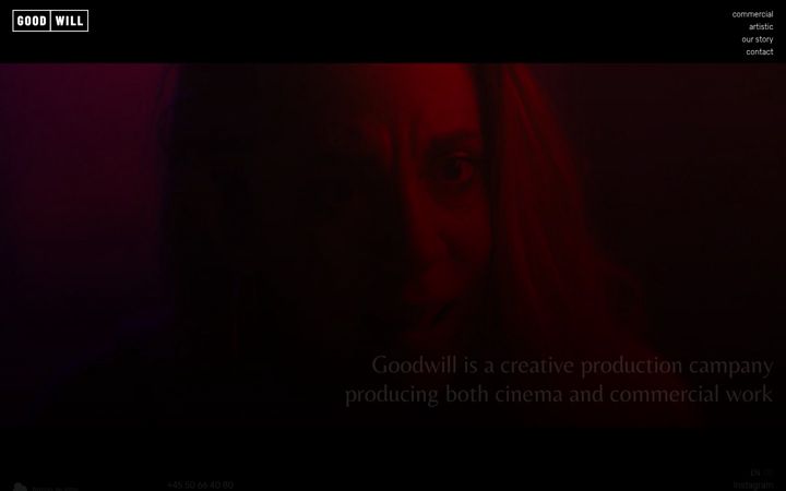 Screenshot of goodwillfilm.com