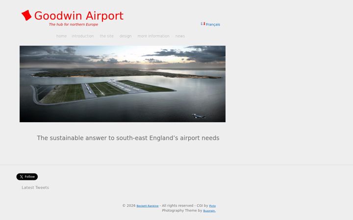 Screenshot of goodwinairport.com