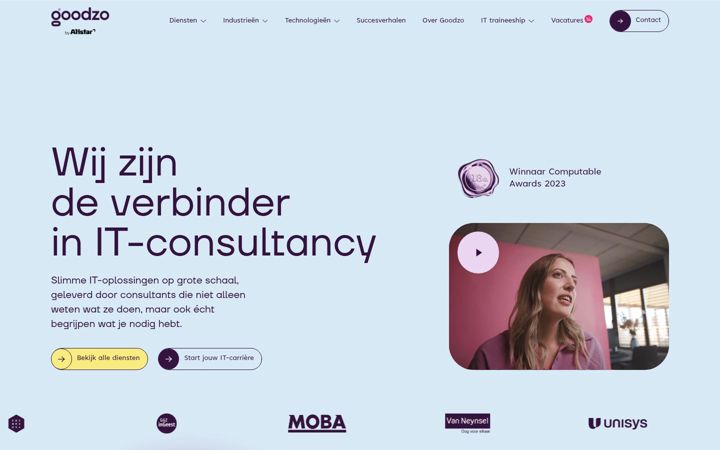 Screenshot of goodzo.nl