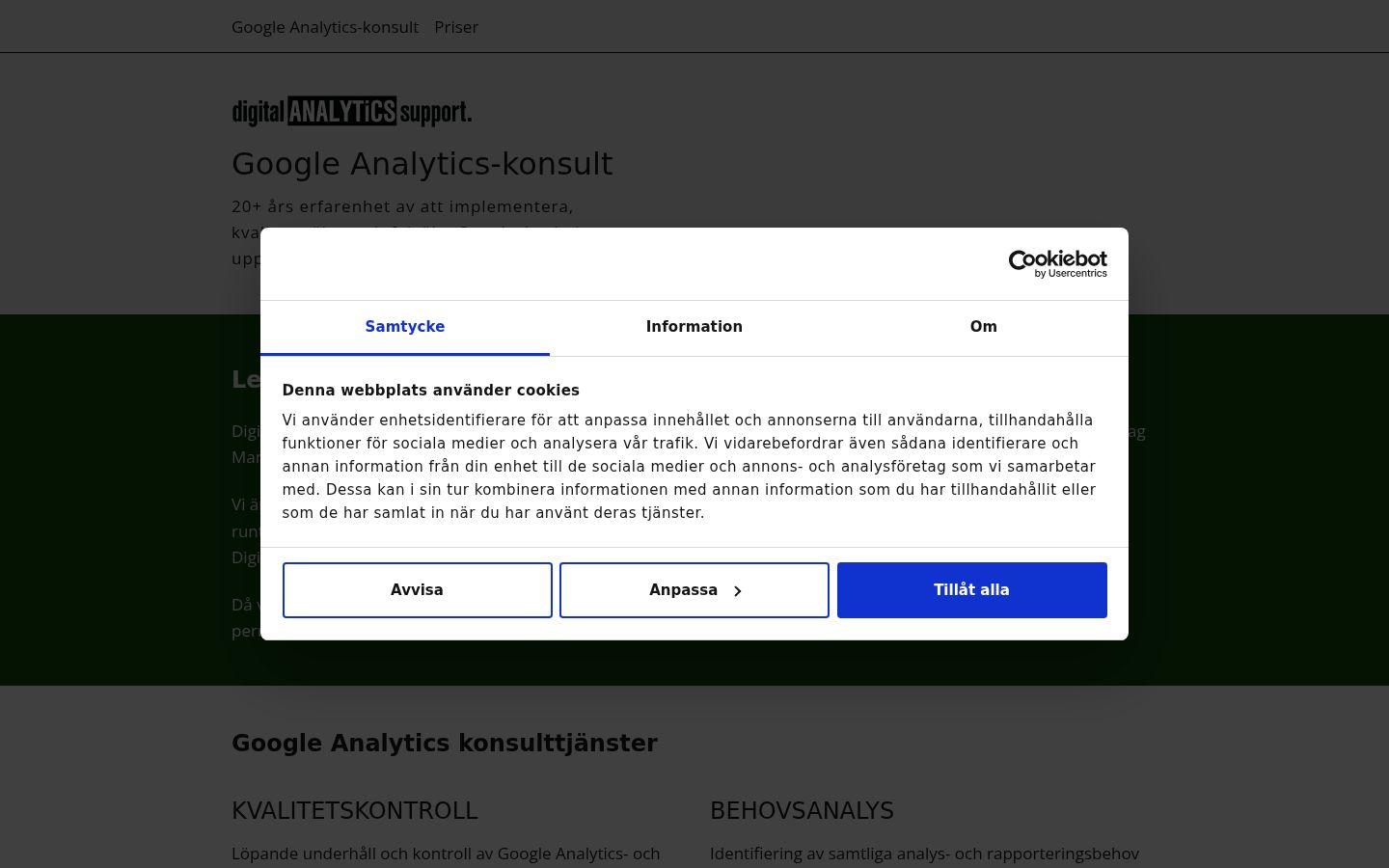 Zrzut ekranu banera zgody wyświetlanego przed jakąkolwiek interakcją