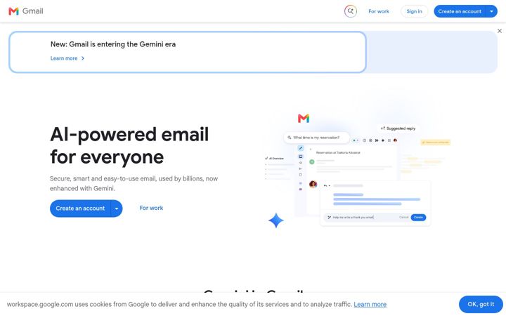 Екранна снимка на googlemail.com
