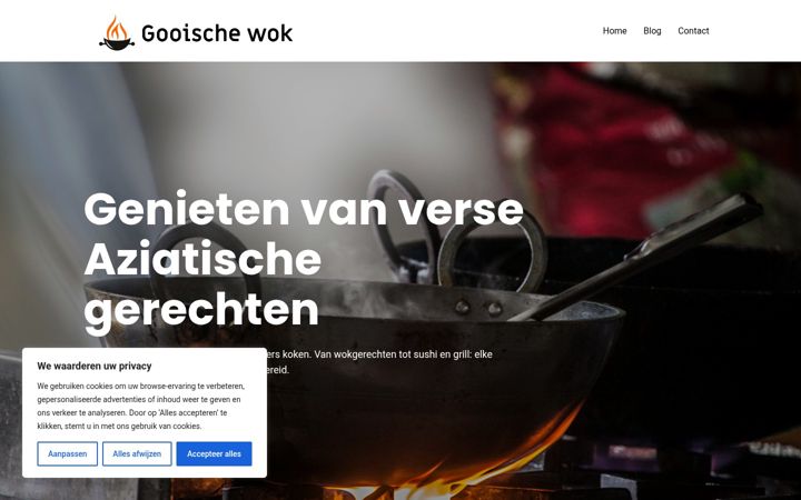 Screenshot of gooischewok.nl
