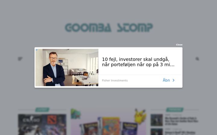 Screenshot von goombastomp.com