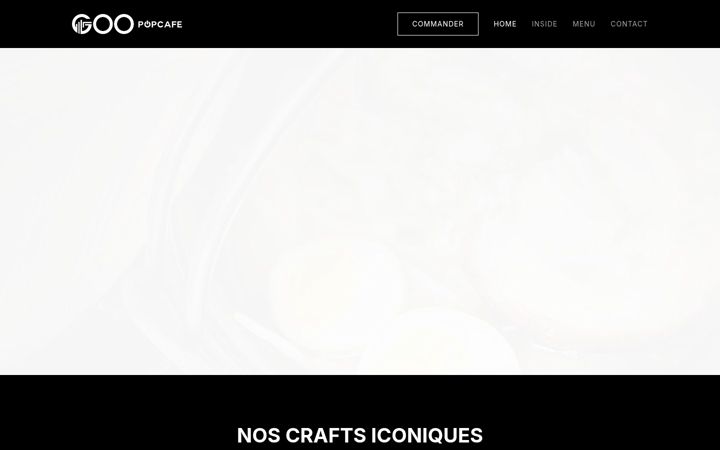 Screenshot of goopopcafe.fr