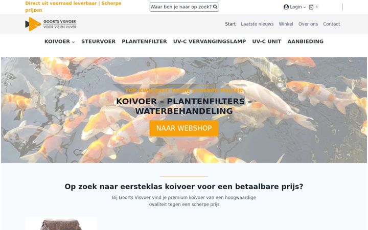 Screenshot of goortsvisvoer.nl