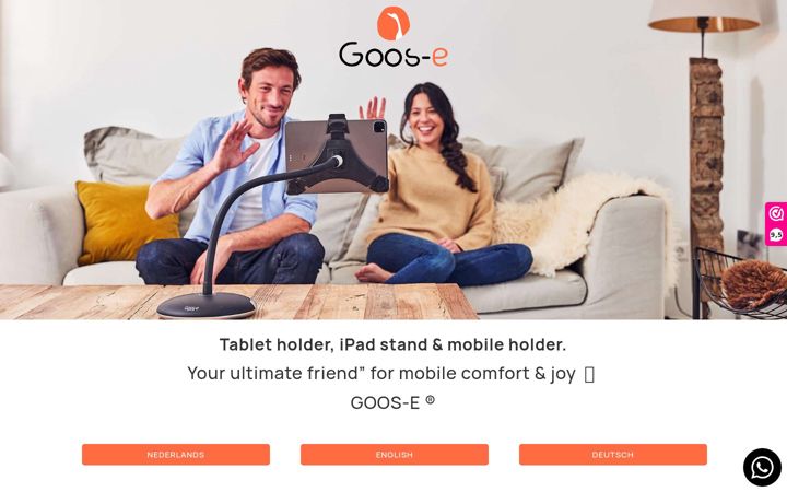 Screenshot stránky goos-e.com