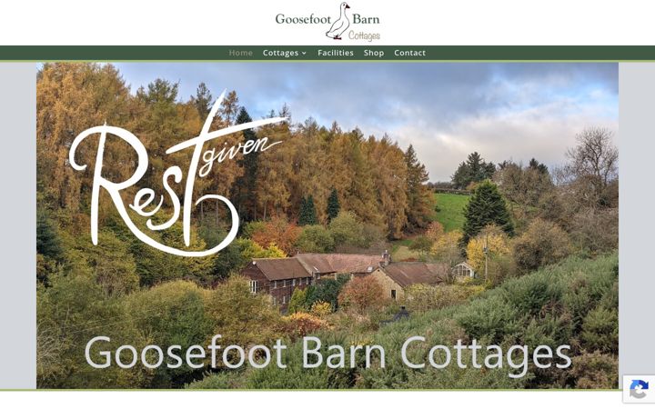 Screenshot of goosefootbarn.co.uk
