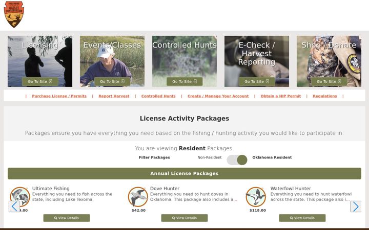 Screenshot of gooutdoorsoklahoma.com