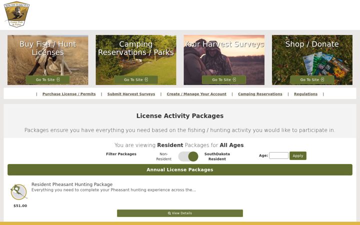 Screenshot of gooutdoorssouthdakota.com