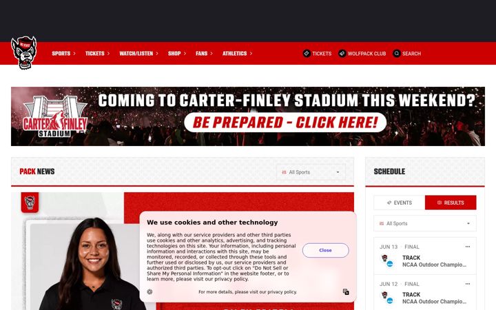 Screenshot of gopack.com