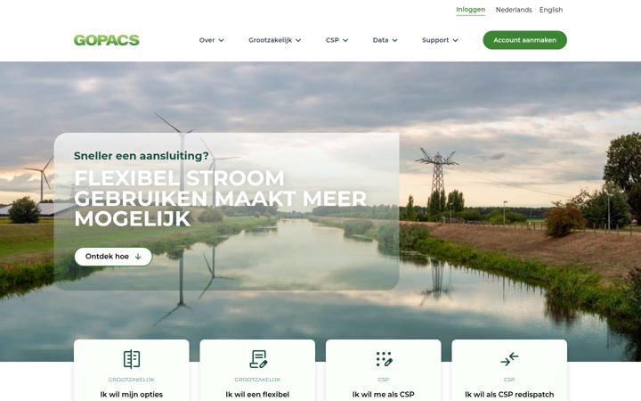 Screenshot of gopacs.eu