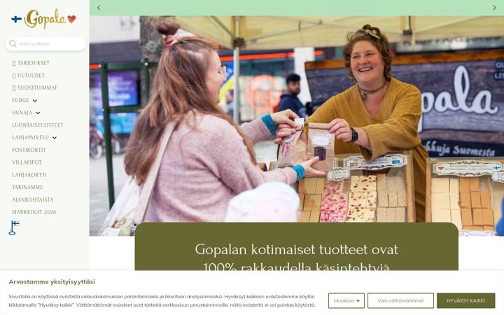 Screenshot of gopala.com