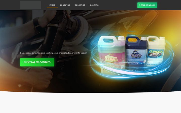 Screenshot of goparquimica.com.br