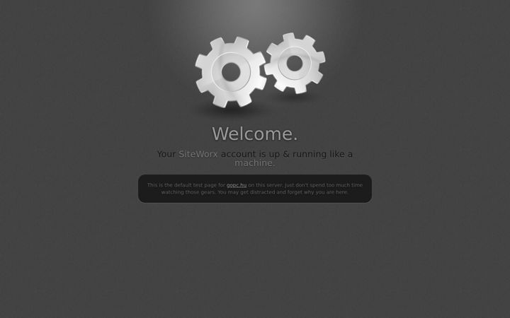 Screenshot of gopc.hu
