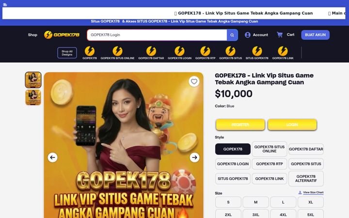 Screenshot of gopek178.vip